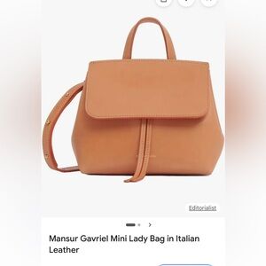 Mansur Gavriel
Mini Lady Bag - Cammello/Rosa